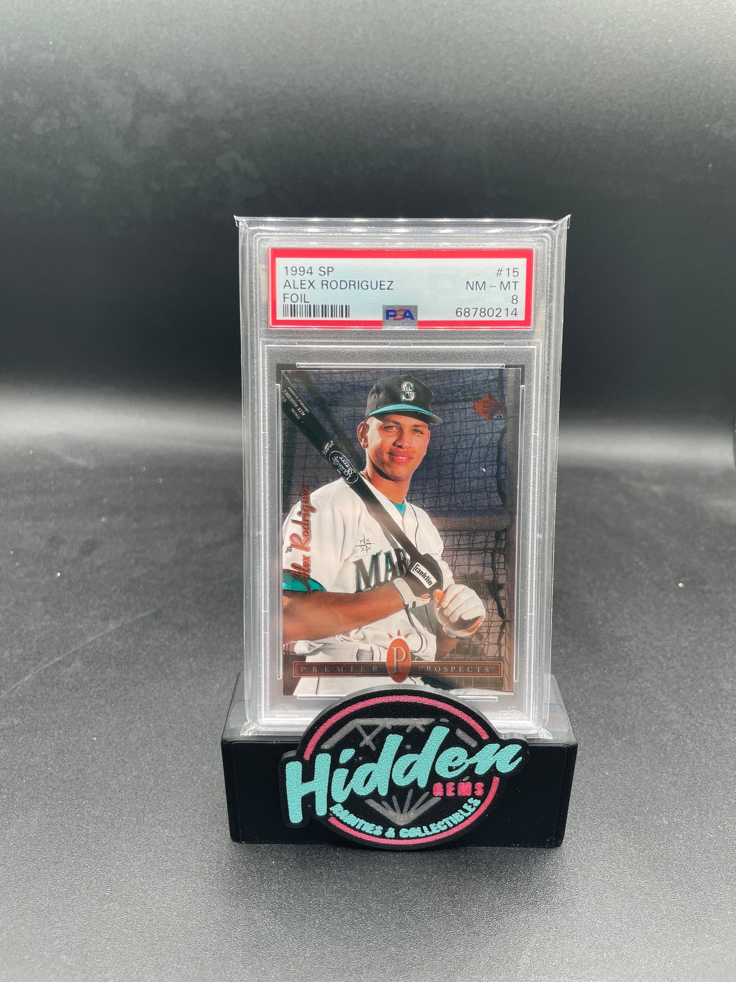 1994 SP #15 ALEX RODRIGUEZ FOIL PSA 8
