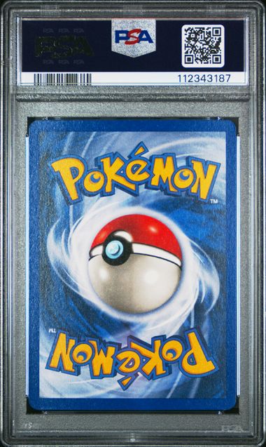 1999 POKEMON GAME 13 POLIWRATH-HOLO PSA 8