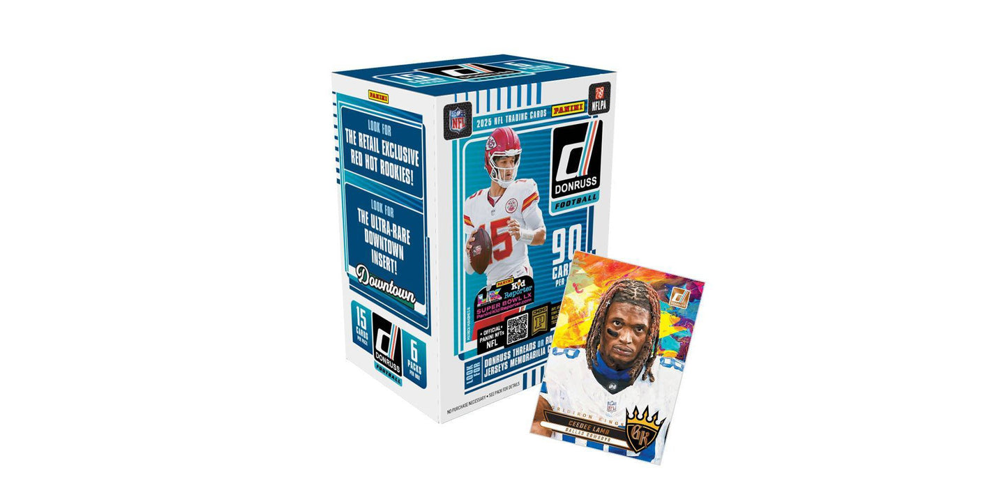 2025 Panini Donruss Football Trading Cards Blaster Box