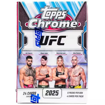 2025 Topps Chrome UFC 6-Pack Blaster Box