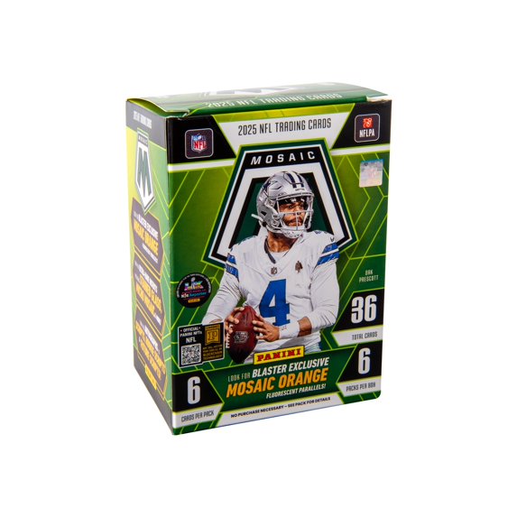 2025 Panini Mosaic Football Trading Cards Blaster Box
