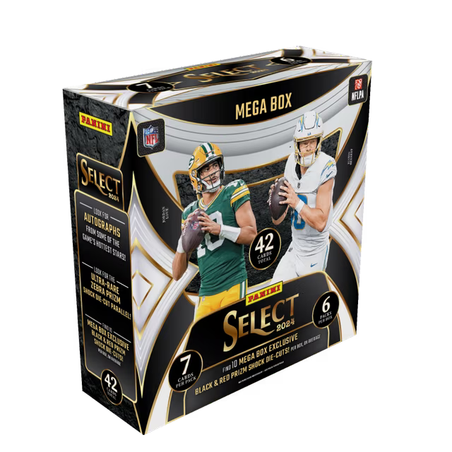 2024 Panini Select Football Trading Cards Mega Box