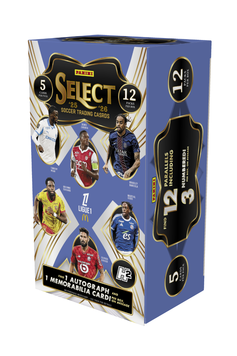 2025-26 Panini Select Ligue 1 Trading Card Box (Hobby H2)