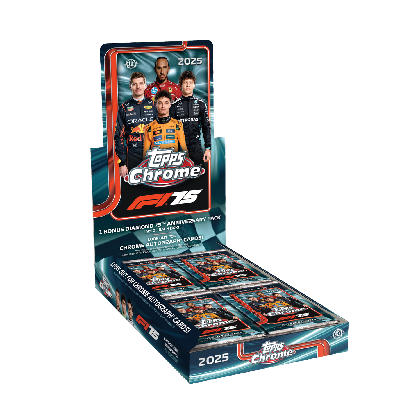 2025 Topps Chrome F1 Formula 1 Hobby Box