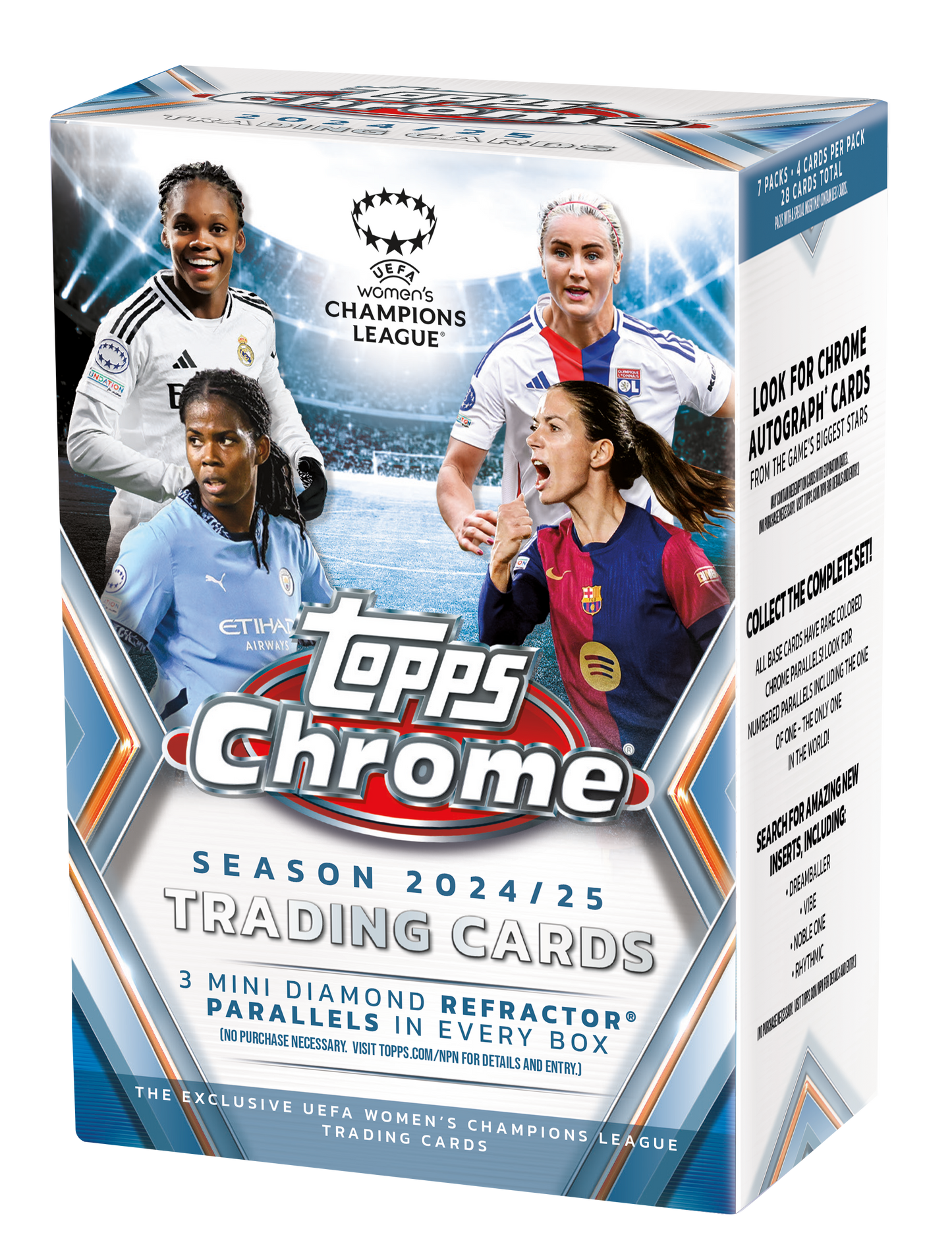 2024-25 Topps Chrome® UEFA Women's Champions League - Value Box