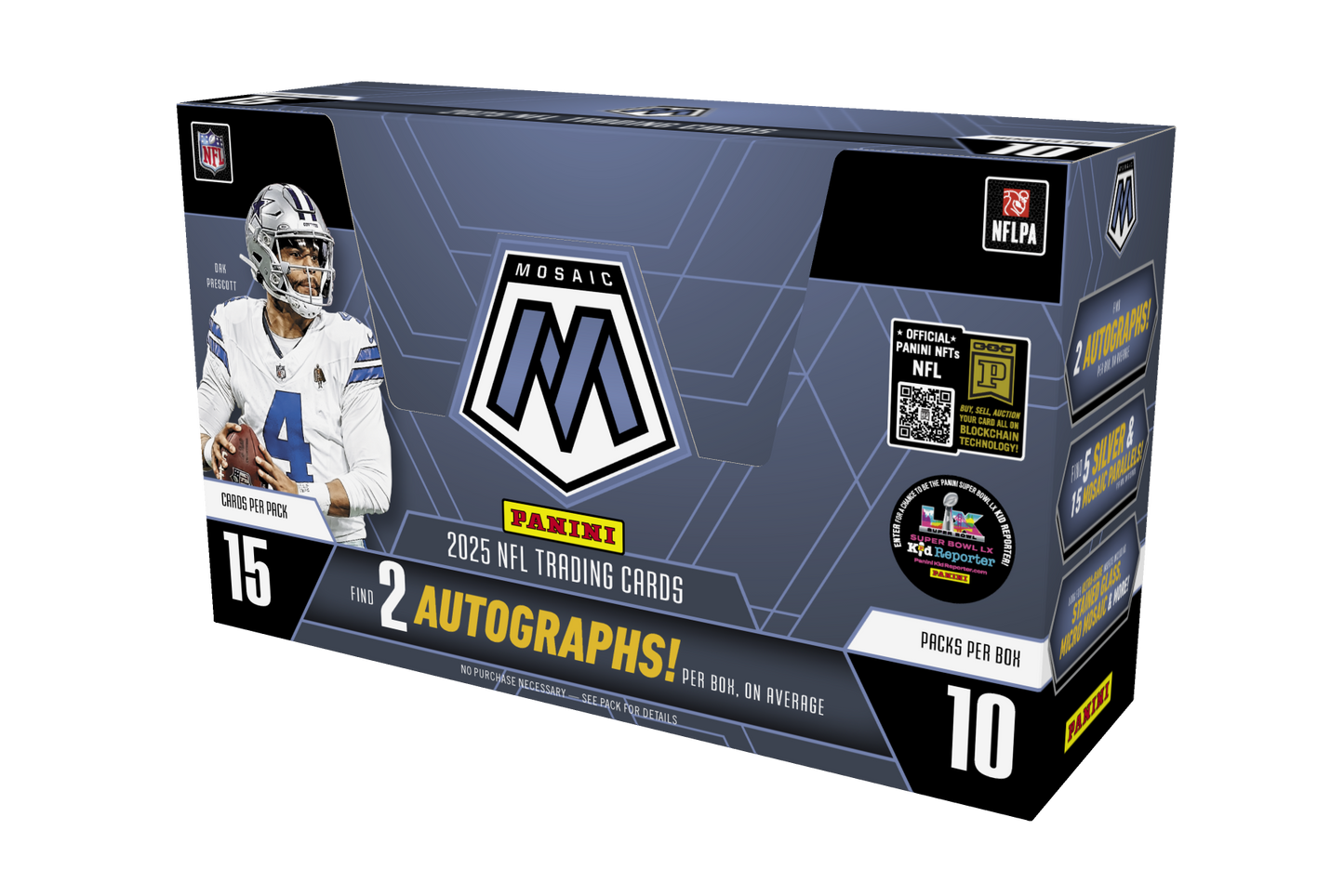 2025 Panini Mosaic NFL Trading Card Box (Hobby)