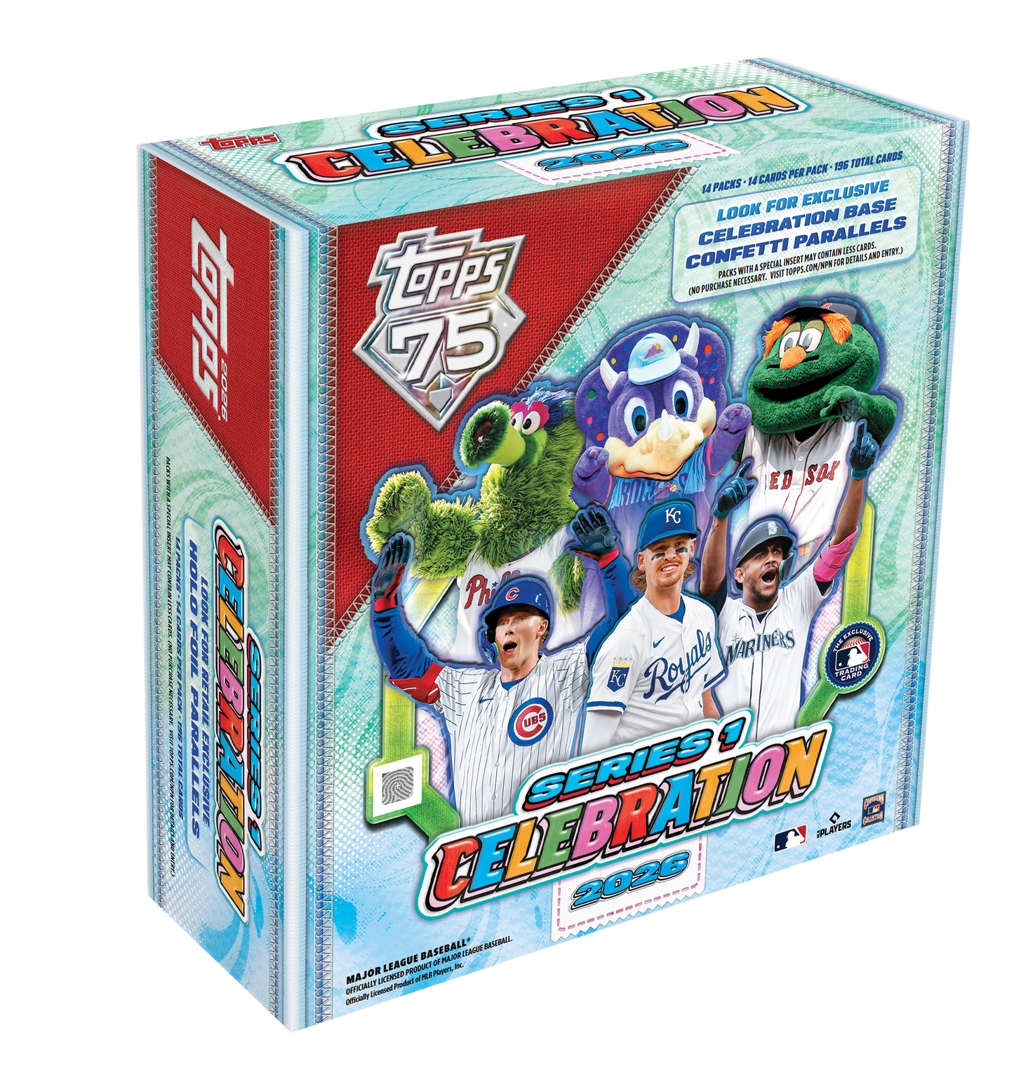 2026 Topps MLB Series 1 Baseball Trading Card Celebration Box