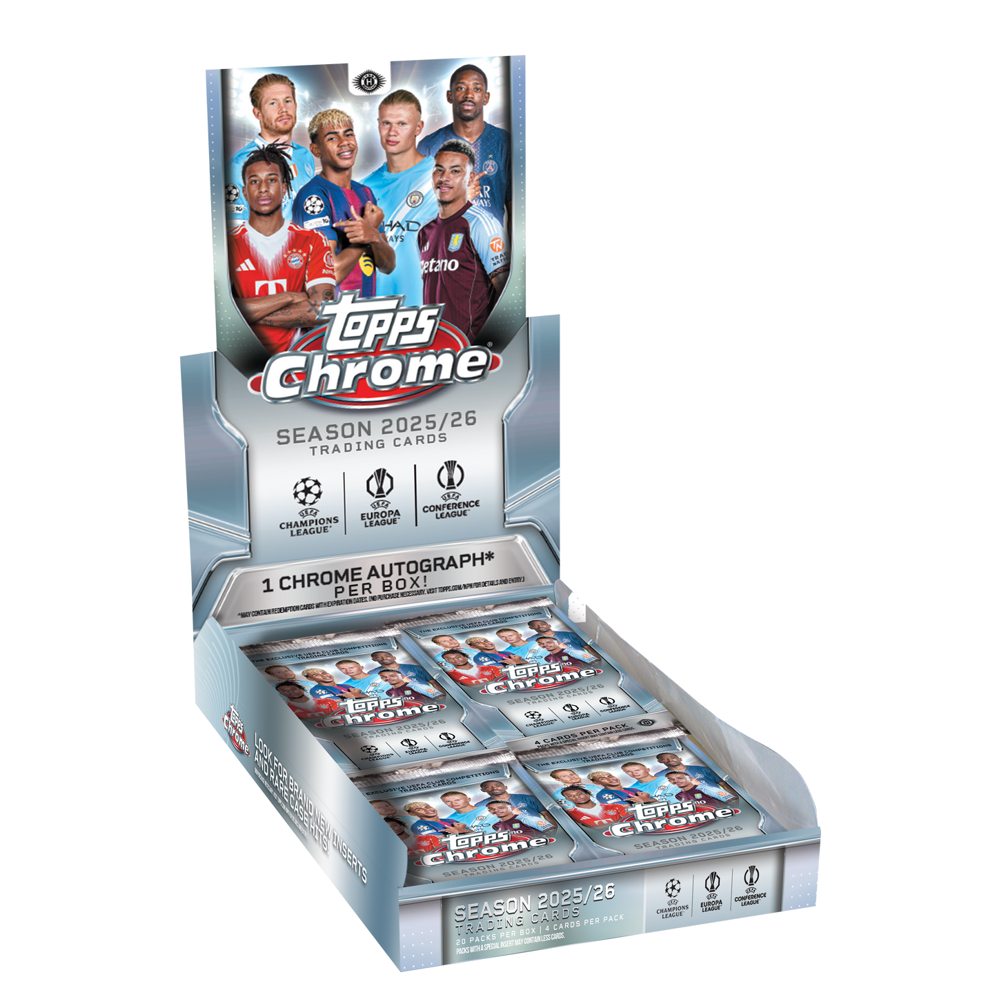 Topps Chrome® UEFA Club Competitions 2025-26 Hobby Box