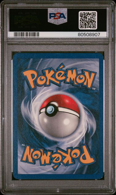 2000 POKEMON GYM HEROES #57 MISTY'S TENTACOOL PSA 7