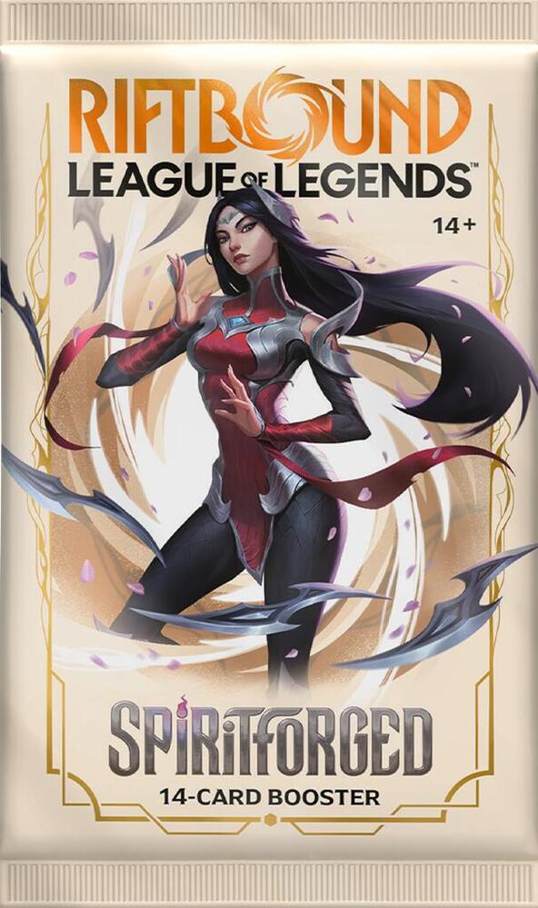 Riftbound League Of Legends LOL Spiritforged - Sleeved Booster Pack - Spiritforged (SPF)