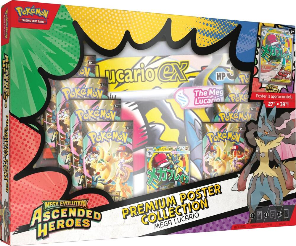 Pokemon Premium Poster Collection - ME: Ascended Heroes (ASC)