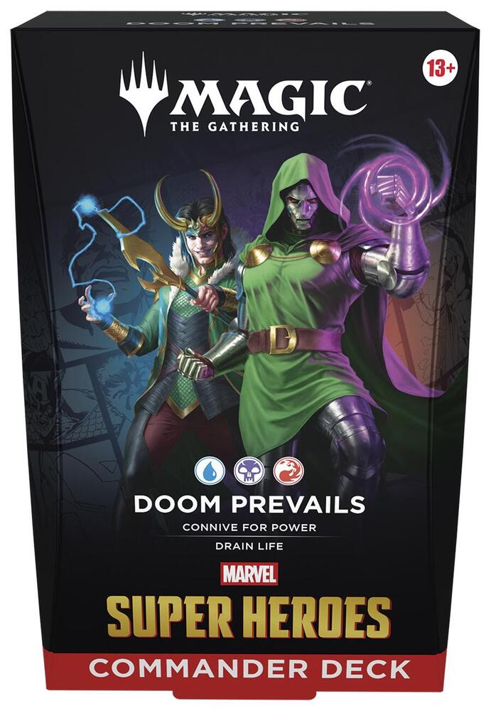 Magic The Gathering MTG Marvel Super Heroes Commander Deck - Doom Prevails - Commander: Marvel Super Heroes (MSC)