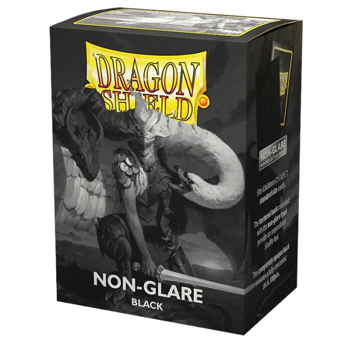Dragon Shield 100 Count Box Matte Non Glare Black - Dragon Shield Card Sleeves