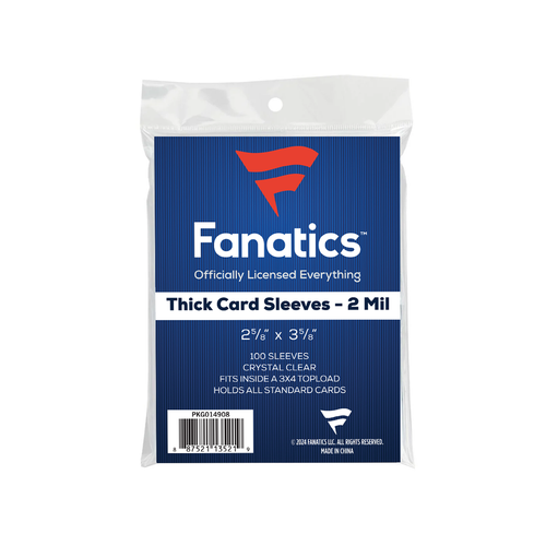 Fanatics Supplies - Thick Soft Sleeves 100 Count