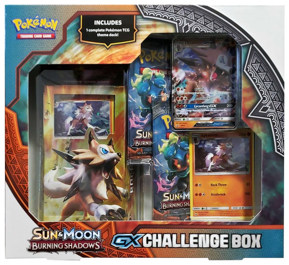 Lycanroc GX Challenge Box - SM - Burning Shadows (SM03)