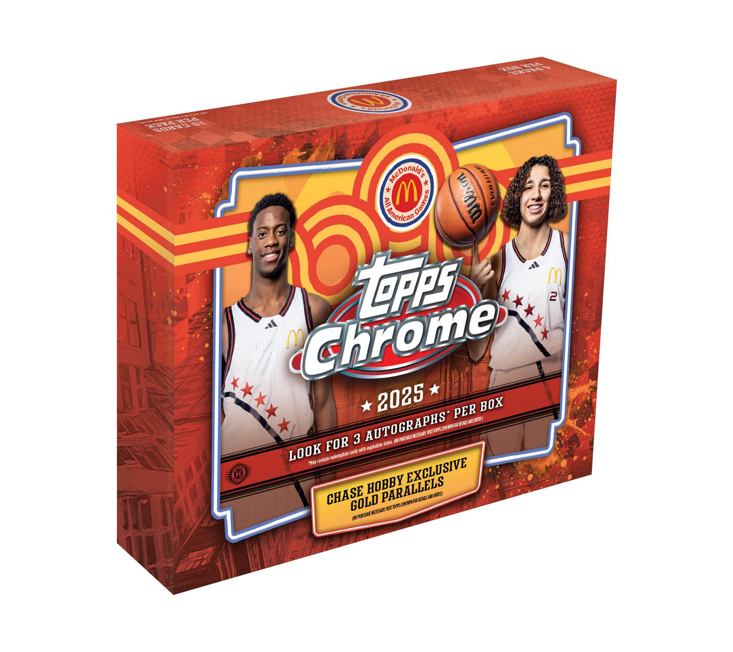 2025 Topps Chrome McDonald’s All-American Basketball Hobby Box