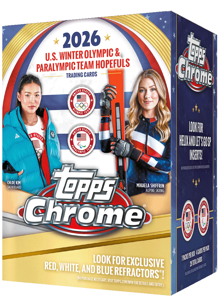 2026 Topps Chrome U.S. Winter Olympics & Paralympic Team Hopefuls Value Box