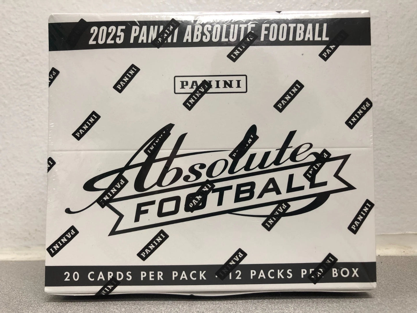 2025 Absolute Football Fat Pack Trading Cards Box of 12 Packs