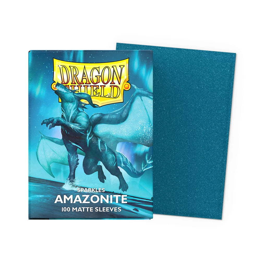 DRAGON SHIELD 100CT BOX AMAZONITE MATTE