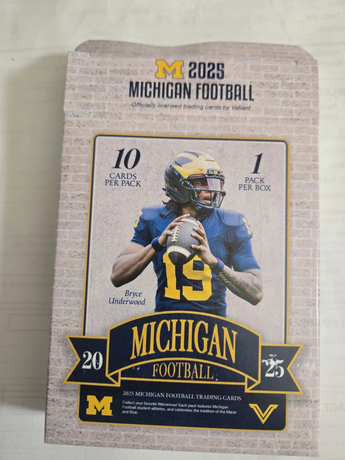 2025 Valiant Michigan Wolverines Hanger Box - SEALED