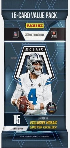 2025 Panini Mosaic Football Value Fat Pack