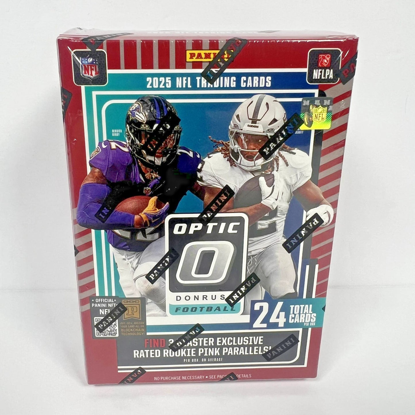 2025 Panini NFL Optic Donruss Football Trading Card Blaster Box