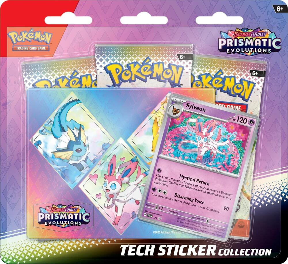 Prismatic Evolutions Tech Sticker Collection - SV: Prismatic Evolutions