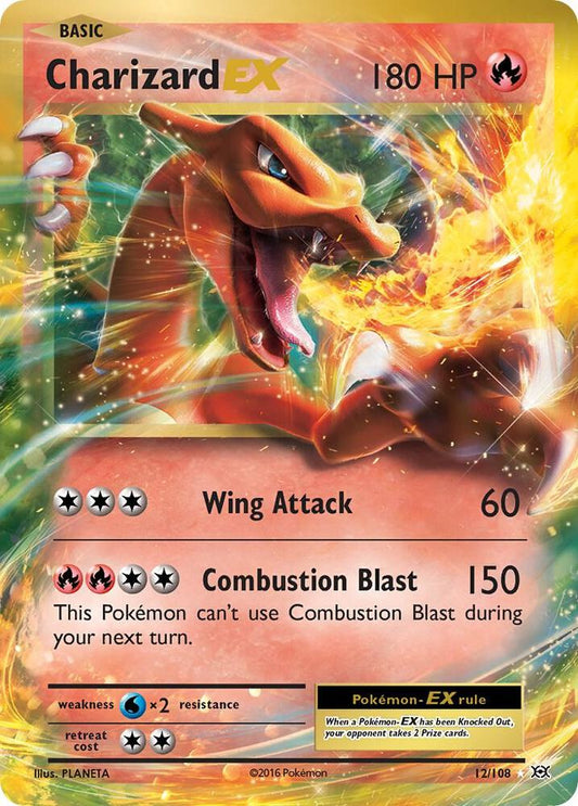 2016 POKEMON XY EVOLUTIONS #12 CHARIZARD EX EVOLUTIONS PSA 9