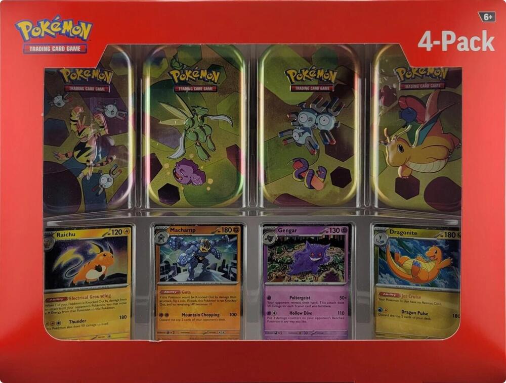 Pokemon Scarlet & Violet 151 Mini Tin 4 pack