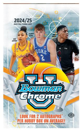 2024/25 Bowman University Chrome Basketball Hobby Box