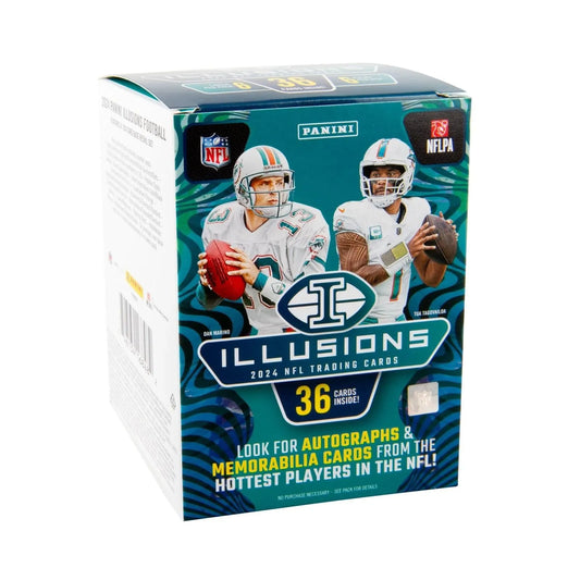 2024 Panini Illusions Football Trading Cards Blaster Box