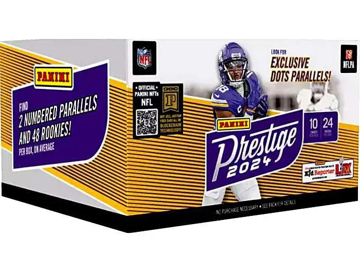 2024 Panini Prestige Football Retail Box (24 Packs)