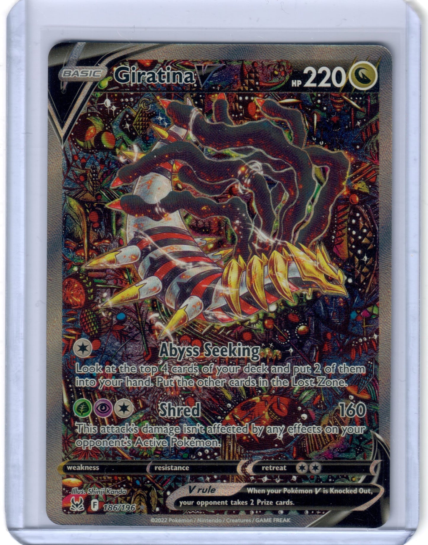 Giratina V (Alternate Full Art) - SWSH11: Lost Origin (SWSH11) #186 (Ungraded)