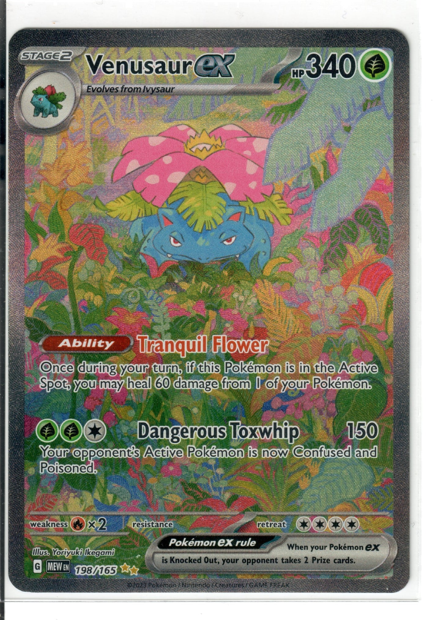 Venusaur ex - 198/165 - SV: Scarlet & Violet 151 (MEW)