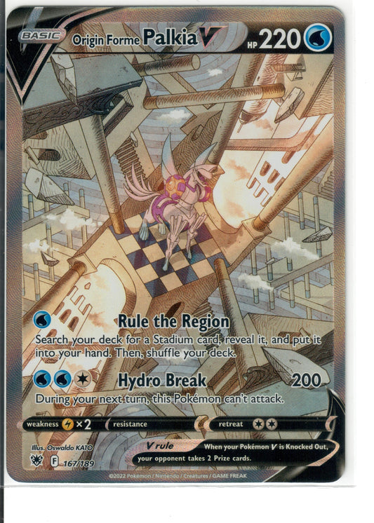 Origin Forme Palkia V (Alternate Full Art) - SWSH10: Astral Radiance (SWSH10
