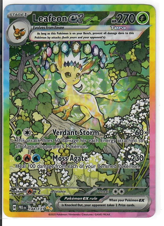Leafeon ex - 144/131 - SV: Prismatic Evolutions (PRE)