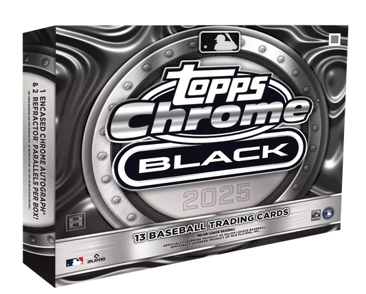 2025 Topps Chrome Black Baseball Hobby Box