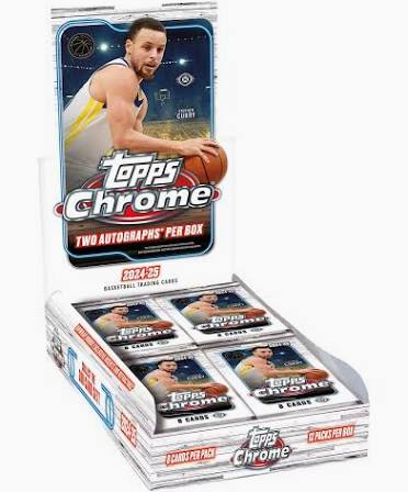 2024-25 Topps NBA Chrome Basketball Hobby Box