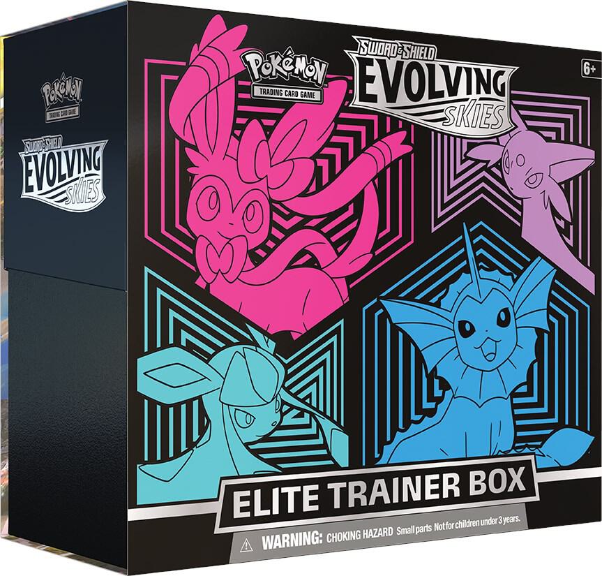 Evolving Skies Elite Trainer Box - SWSH07: Evolving Skies (SWSH07) [Glaceon/Vaporeon/Sylveon/Espeon]