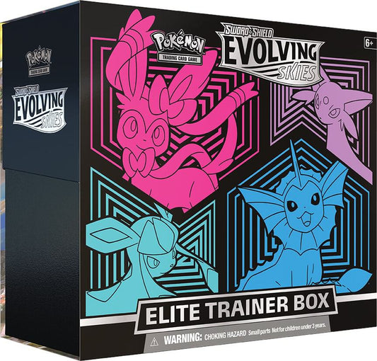 Evolving Skies Elite Trainer Box - SWSH07: Evolving Skies (SWSH07) [Glaceon/Vaporeon/Sylveon/Espeon]