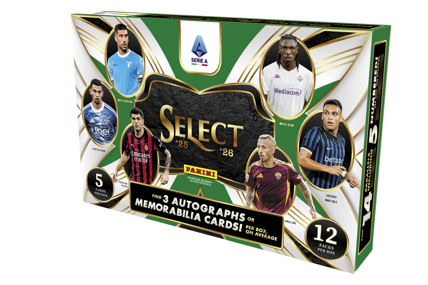2025-26 Panini Select Serie A Trading Card Box (Hobby)