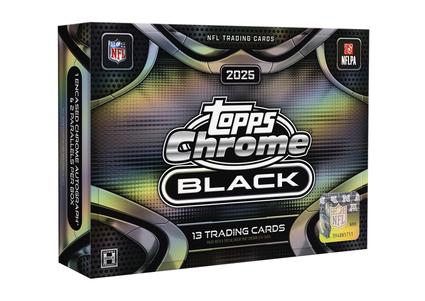 2025 Topps Chrome® Black Football - Hobby Box