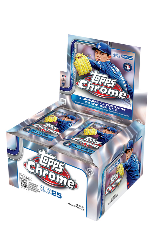 2025 Topps Chrome Baseball Hobby Jumbo Box