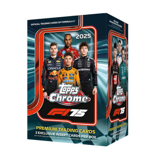 2025 Topps Chrome F1 Formula 1 6-Pack Value Box