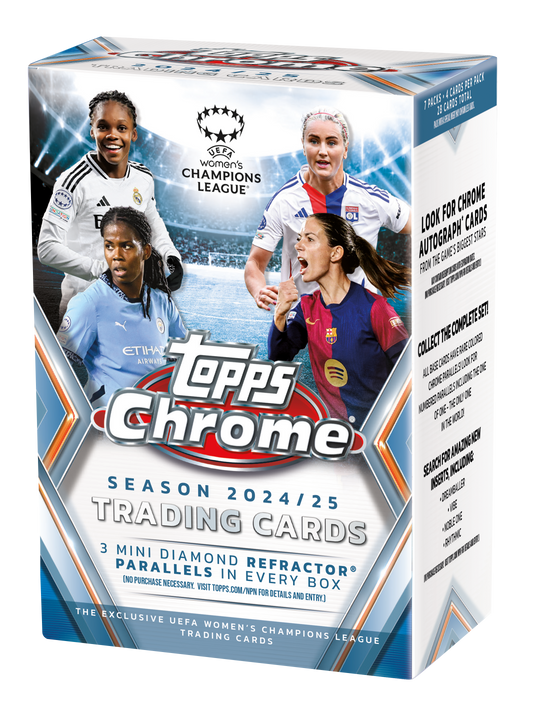 2024-25 Topps Chrome® UEFA Women's Champions League - Value Box
