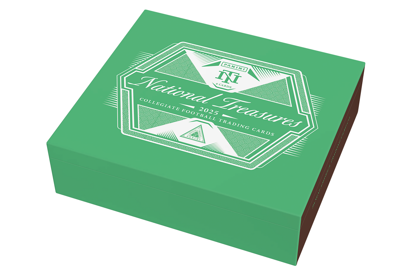 2025 Panini National Treasures Collegiate Football Trading Card Box (Hobby)