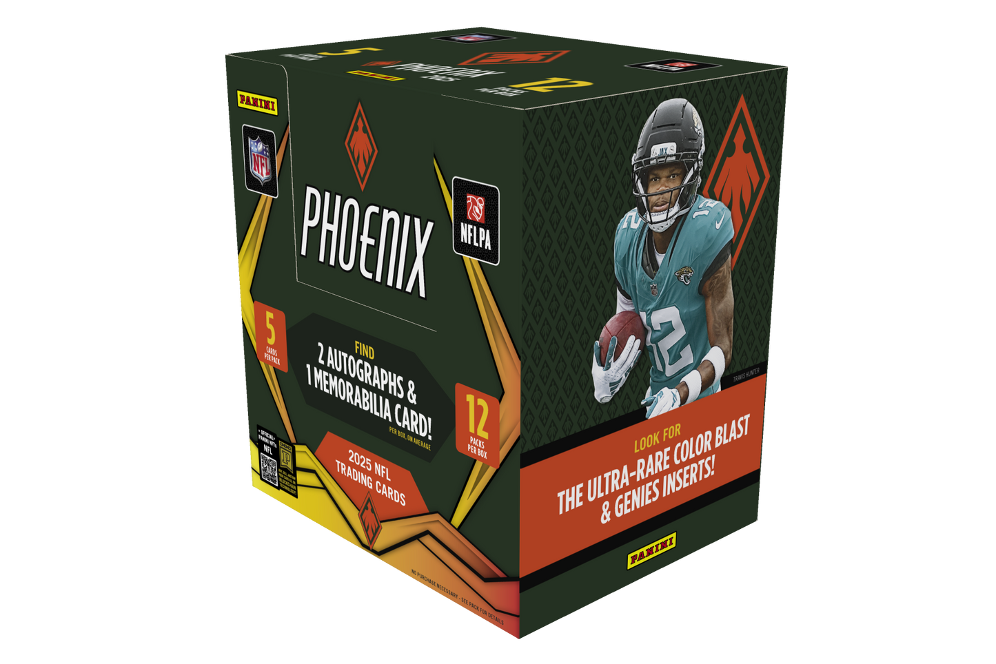 2025 Panini Phoenix NFL Trading Card Box (Hobby)