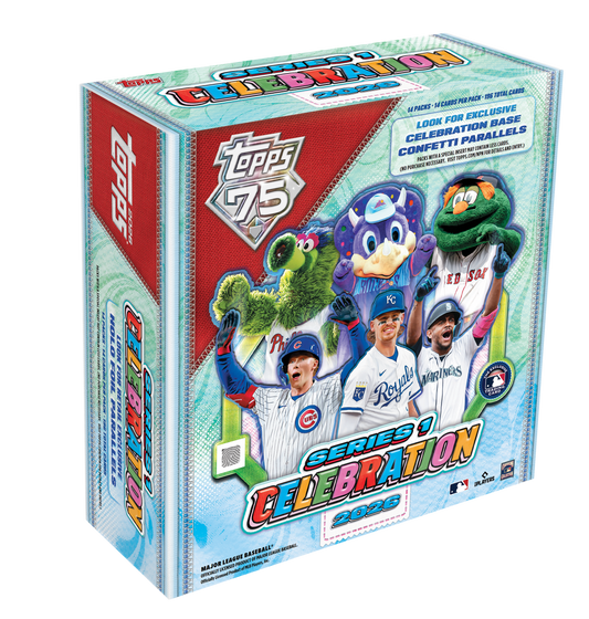 2026 Topps MLB Series 1 Baseball Trading Card Celebration Box