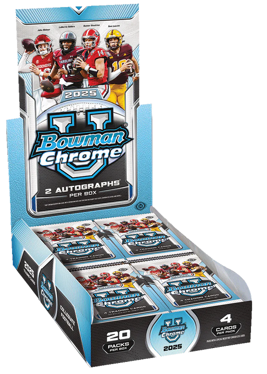 2025 Bowman University Chrome Football Hobby