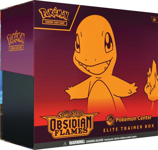 Pokemon TCG Scarlet & Violet Obsidian Flames - Pokemon Center Elite Trainer Box - ETB